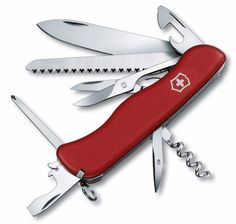 Складной нож VICTORINOX Outrider, 14 функций, 111мм, красный [0.9023]