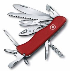 Складной нож VICTORINOX Hercules, 18 функций, 111мм, красный [0.9043]