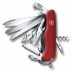 Складной нож VICTORINOX WorkChamp, 21 функций, 111мм, красный [0.9064]