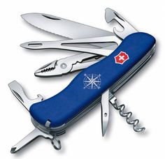 Складной нож VICTORINOX Skipper, 17 функций, 111мм, синий [0.9093.2w]