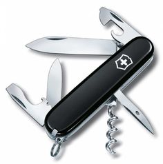 Складной нож VICTORINOX Spartan, 12 функций, 91мм, черный [1.3603.3]