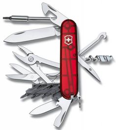 Складной нож VICTORINOX CyberTool M, 32 функций, 91мм, красный [1.7725.t]