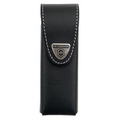 Чехол из нат.кожи Victorinox Leather Belt Pouch (4.0524.3B1) черный с застежкой на липучке блистер