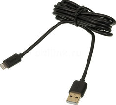 Кабель HAMA Lightning MFi - USB 2.0, 1.5м, черный [00119421]