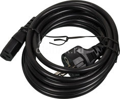 Кабель питания HAMA IEC C13 - Евровилка, круглое, 2.5м, черный [00046552]