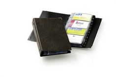 Визитница DURABLE Visifix200 переносная, для 200 визиток, коричневый [2383-11]