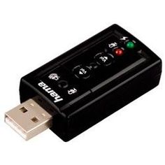 Звуковая карта USB HAMA H-51620, 7.1, блистер [00051620]