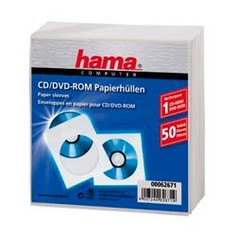 Конверт HAMA H-62671, 50шт., белый [00062671]
