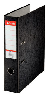 Папка-регистратор Esselte Rainbow 17929P A4 75мм картон черный