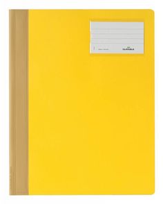 Папка-скоросшиватель Durable 2500-04 A4+ ПВХ желтый