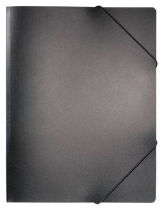 Папка на резинке Durable 232201 A4 пластик черный вмест.:150лист.
