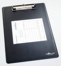 Папка-планшет Durable Clipboard 235001 A4 черный карм.для бумаги/крюч.для подвеш.