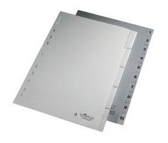 Разделитель индексный Durable 644010 A4 пластик 1-5 с вставными метками