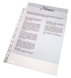 Папка-вкладыш Esselte 56171 прозрачный матовые А4 48мкм (упак.:100шт)