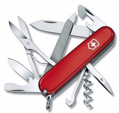 Складной нож VICTORINOX Mountaineer, 18 функций, 91мм, красный [1.3743]