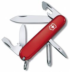 Складной нож VICTORINOX Tinker, 12 функций, 91мм, красный [1.4603]