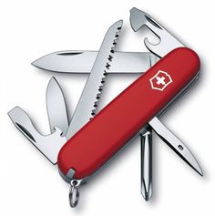 Складной нож VICTORINOX Hiker, 13 функций, 91мм, красный [1.4613]