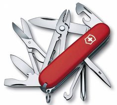 Складной нож VICTORINOX Deluxe Tinker, 17 функций, 91мм, красный [1.4723]