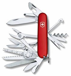 Складной нож VICTORINOX SwissChamp, 33 функций, 91мм, красный [1.6795]
