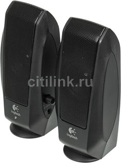 Колонки LOGITECH S120, черный [980-000010]