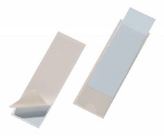 Карман самоклеющийся для маркировки папок Durable 8074-19 ПВХ 40х125мм прозрачный (упак.:10шт)