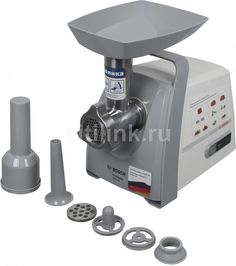 Мясорубка BOSCH MFW45020, белый / серый