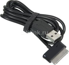 Кабель DEPPA 30-pin (Samsung) - USB 2.0, 1.2м, черный [72105]