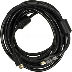 Кабель-соединительный аудио-видео NINGBO HDMI-5M-MG, HDMI (m) - HDMI (m) , ver 1.4, 5м, GOLD ф/фильтр, черный, блистер [hdmi-5m-mg(ver1.4)bl]