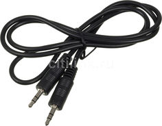 Кабель аудио NINGBO Jack 3.5 (m) - Jack 3.5 (m) , 1м, черный [jaac002-1]