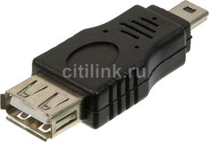 Переходник USB2.0 NINGBO mini USB B (m) - USB A(f)