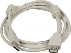 Кабель-удлинитель USB2.0 NINGBO USB A(m) - USB A(f), ферритовый фильтр , 1.8м [usb2.0-am/af-1.8m-mg]