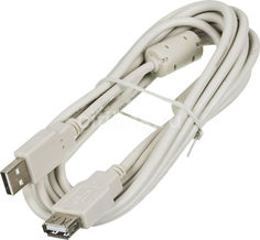 Кабель-удлинитель USB2.0 NINGBO USB A(m) - USB A(f), ферритовый фильтр , 3м, блистер