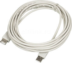 Кабель-удлинитель USB2.0 NINGBO USB A(m) - USB A(f), 5м