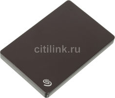 Внешний жесткий диск SEAGATE Backup Plus Slim STDR1000200, 1Тб, черный