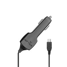 Автомобильное зарядное устройство VERTEX SLCC2100MICUSBB, microUSB, 2.1A, черный