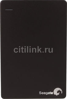 Внешний жесткий диск SEAGATE Backup Plus Slim STDR2000200, 2Тб, черный