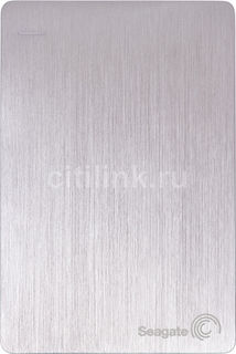 Внешний жесткий диск SEAGATE Backup Plus Slim STDR2000201, 2Тб, серебристый
