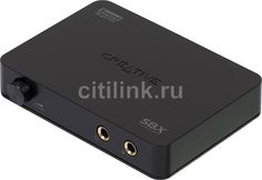 Звуковая карта USB CREATIVE X-Fi HD Sound Blaster SB1240, 2.0, Ret [70sb124000005]