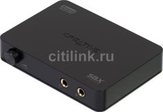 Звуковая карта USB CREATIVE X-Fi HD Sound Blaster SB1240, 2.0, Ret [70sb124000005]