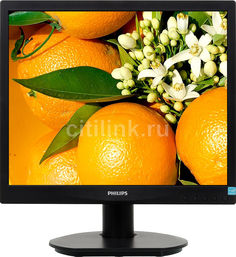 Монитор ЖК PHILIPS 17S4LSB (10/62) 17&quot;, черный [17s4lsb/00]