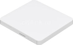 Оптический привод DVD-RW LG GP50NW41, внешний, USB, белый, Ret