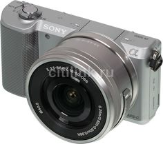 Фотоаппарат SONY Alpha A5000LS kit ( E PZ 16-50 мм F3.5-5.6 OSS), серебристый [ilce5000ls.cec]