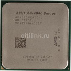 Процессор AMD A4 4020, SocketFM2 OEM [ad4020oka23hl]