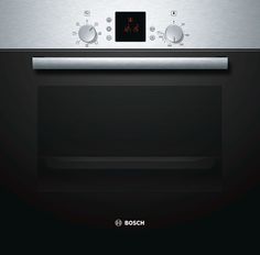 Духовой шкаф BOSCH HBN431E3, серебристый