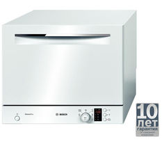 Посудомоечная машина BOSCH SKS62E22RU, компактная, белая