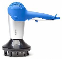 Фен SUPRA PHS-2020, 2000Вт, серый и синий