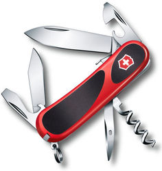 Складной нож VICTORINOX EvoGrip S101, 12 функций, 85мм, красный / черный [2.3603.sc]