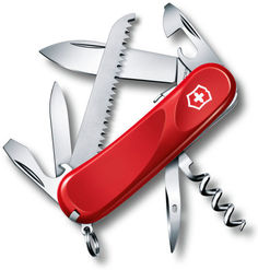 Складной нож VICTORINOX Evolution S13, 14 функций, 85мм, красный [2.3813.se]