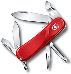 Складной нож VICTORINOX Evolution S111, 12 функций, 85мм, красный [2.4603.se]