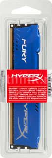 Модуль памяти KINGSTON HyperX FURY Blue HX316C10F/4 DDR3 - 4Гб 1600, DIMM, Ret